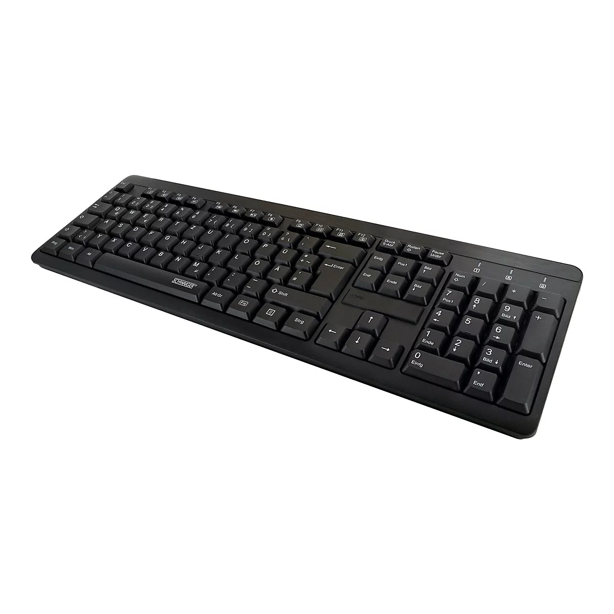 Schwaiger - Tastatur - kabellos - Bluetooth, 2.4 GHz - QWERTZ - Deutsch