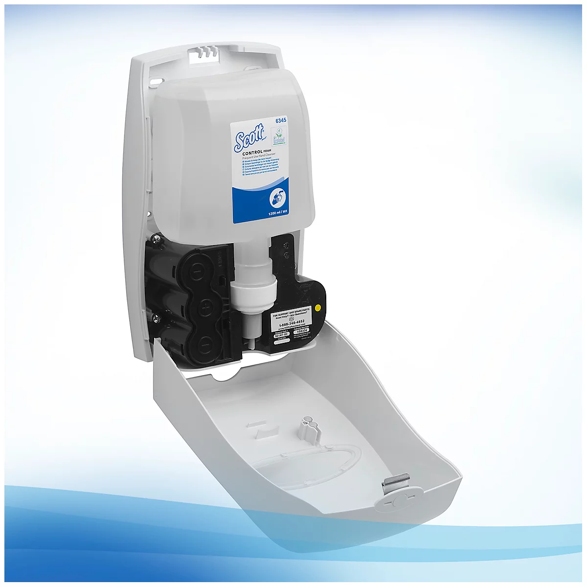 Scott® Handseife Control 6345, unparfümiert, 4 Flaschen á 1,2 Liter, farblos