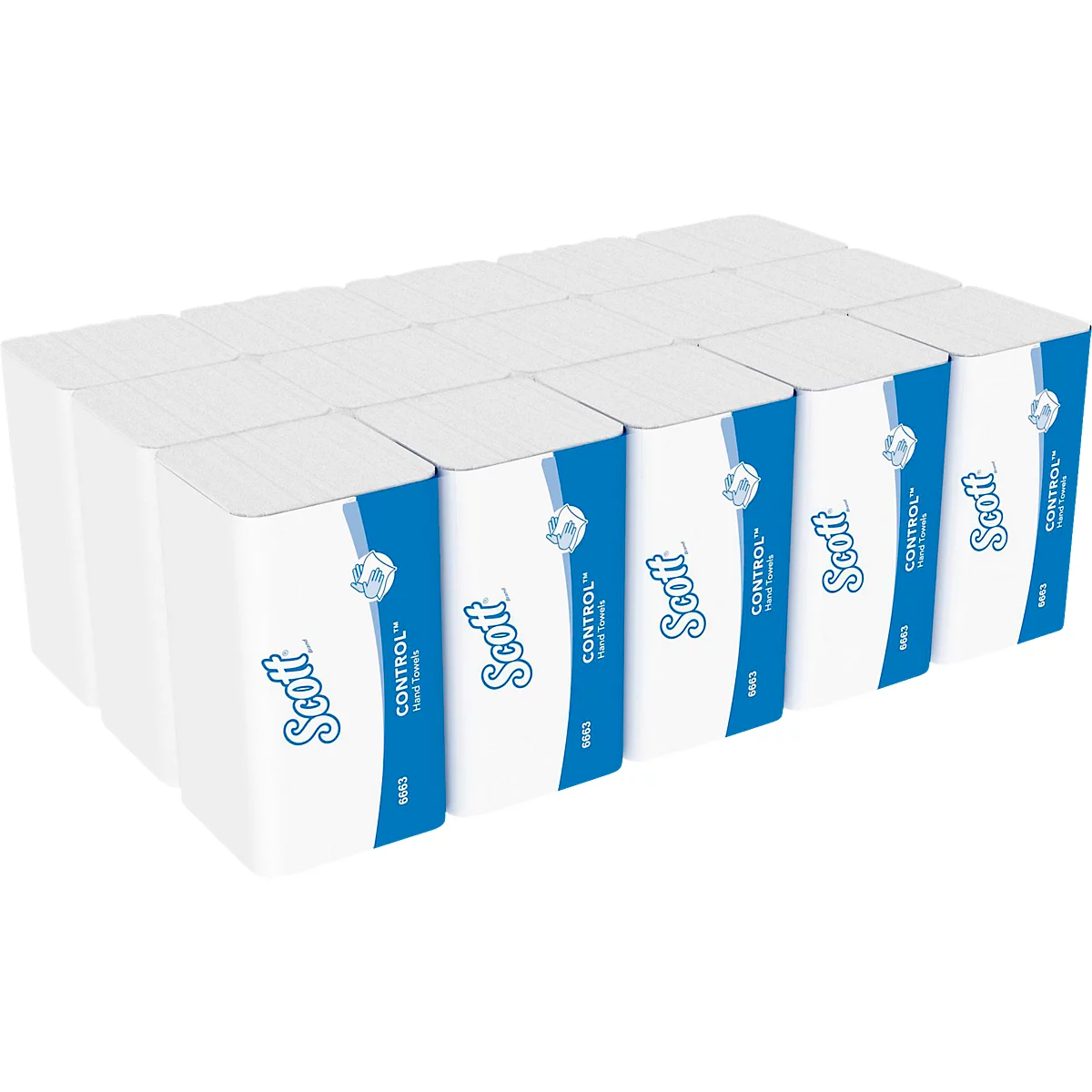 SCOTT® Handtücher interfold Interfold, weiss, 3180 Tücher