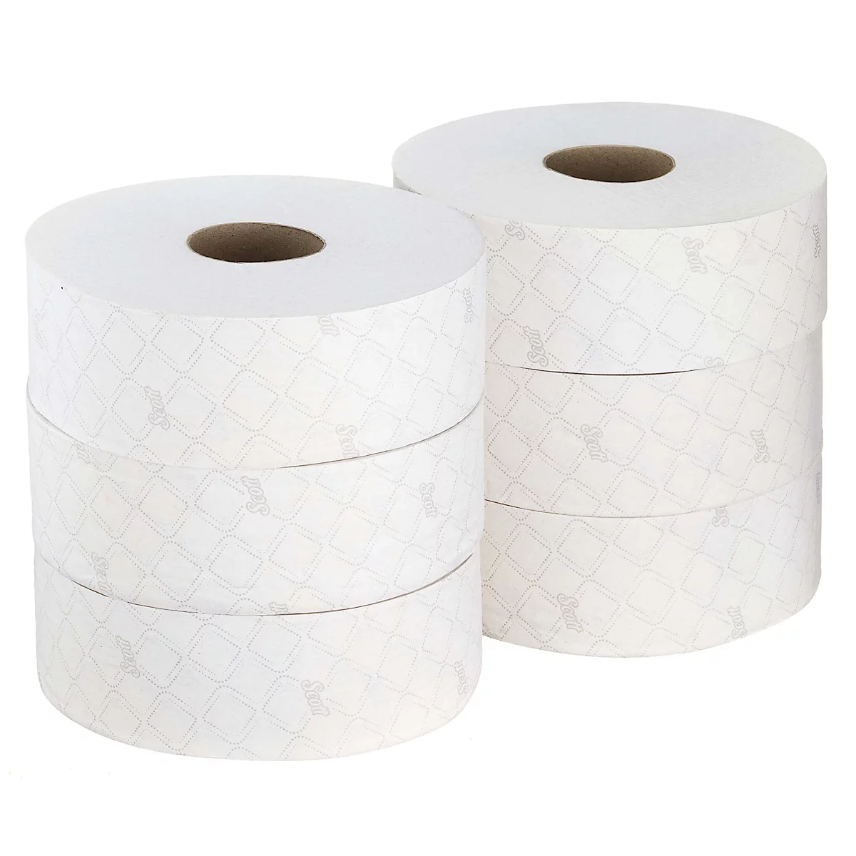 Scott® Jumbo Toilettenpapierrolle Essential 8501, 2-lagig, 6 Rollen á 1053 Blatt, weiss