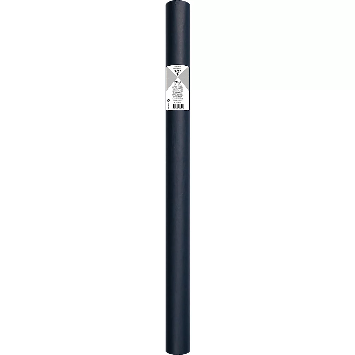 Seidenpapier Clairefontaine, 500 x 750 mm, wasserfest, gefalzt, 24 Bögen, marineblau