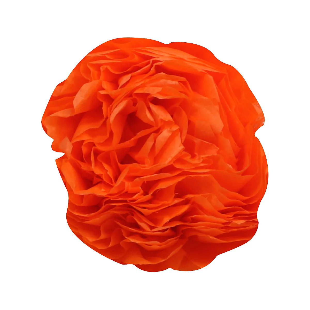 Seidenpapier Clairefontaine, 500 x 750 mm, wasserfest, gefalzt, 24 Bögen, orange