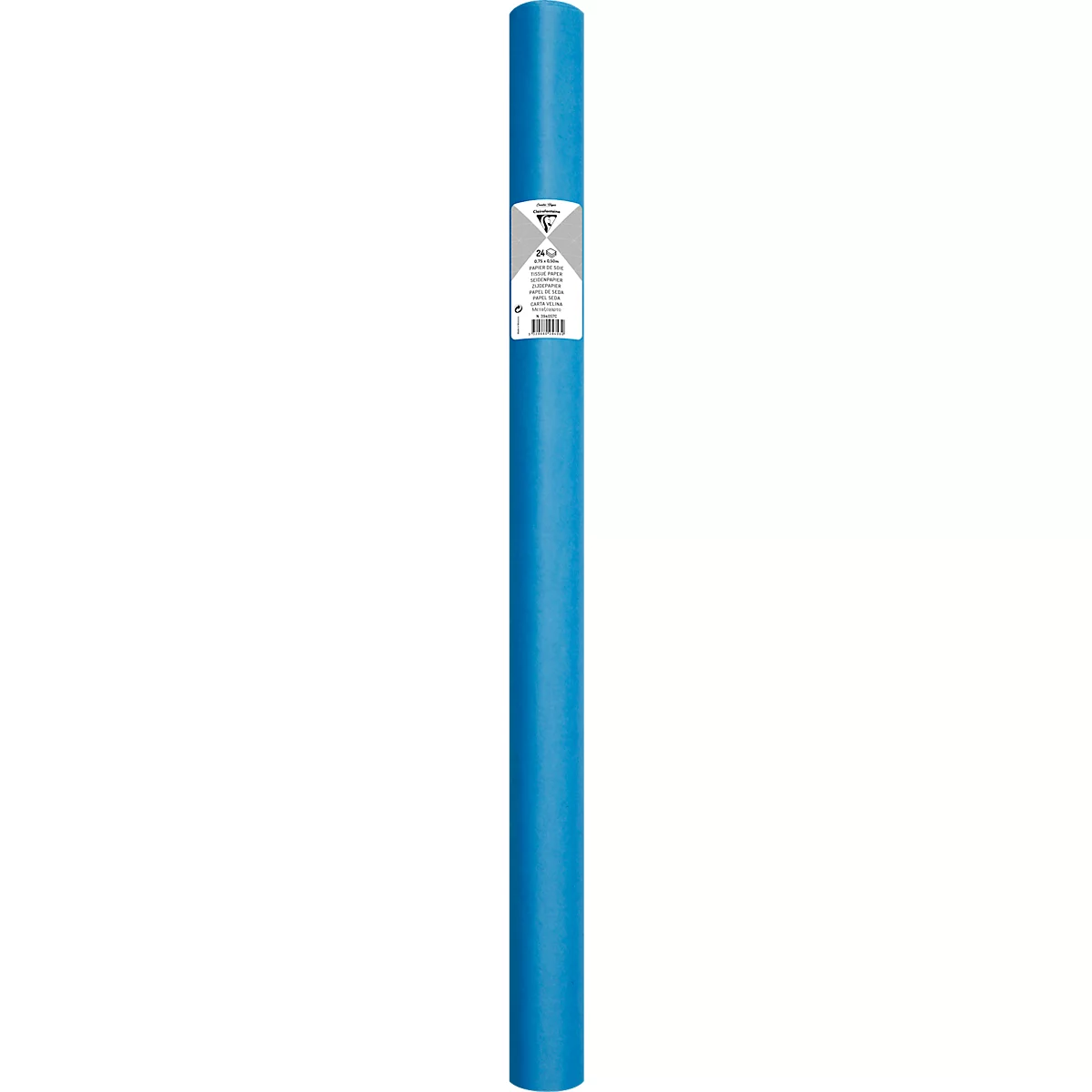 Seidenpapier Clairefontaine, 500 x 750 mm, wasserfest, gefalzt, 24 Bögen, petrol