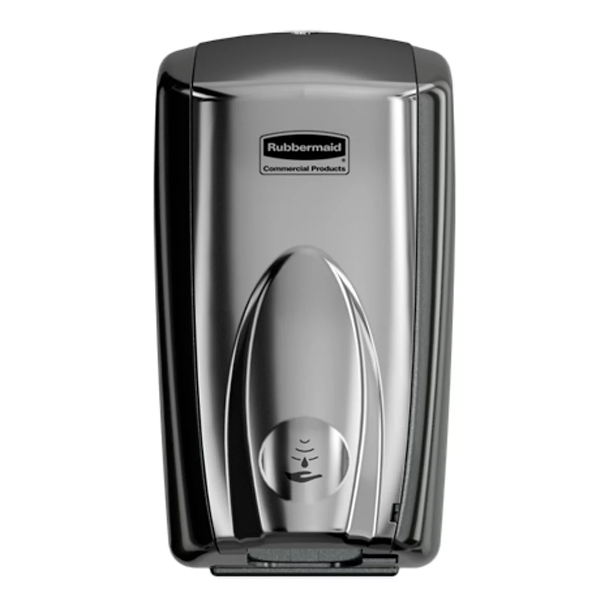 Seifen- & Desinfektionsmittelspender Rubbermaid AutoFoam, sensorgesteuert, 500 ml, L 140 x B 133 x H 253 mm, Kunststoff, schwarz/chrom