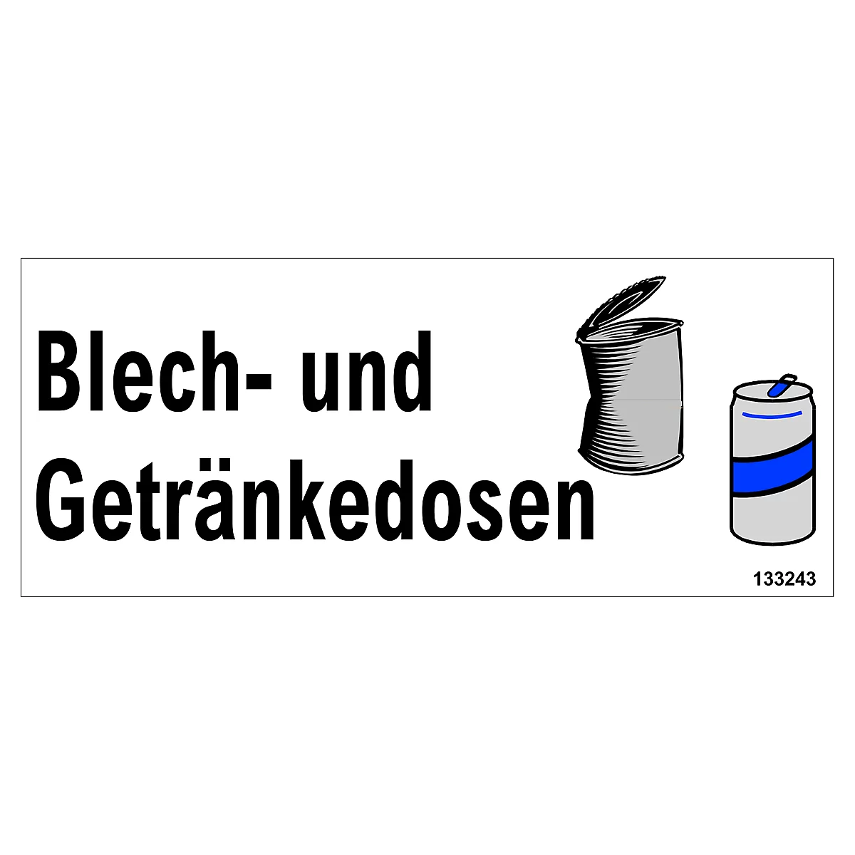 Selbstklebe-Etiketten "Blechdosen"