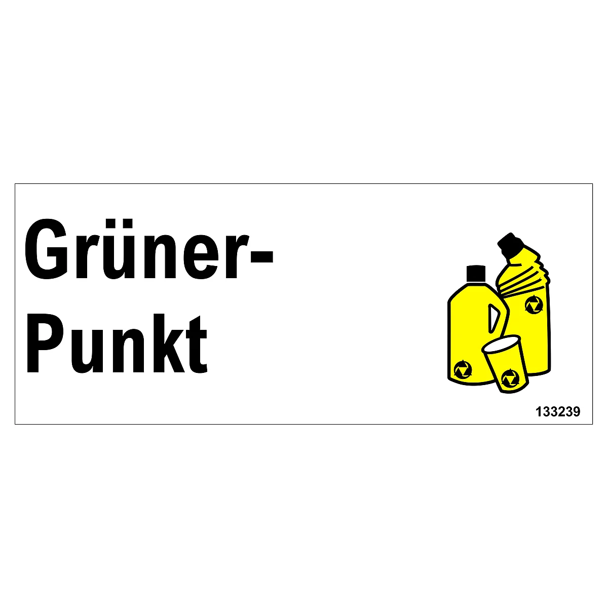 Selbstklebe-Etiketten "Grüner Punkt"