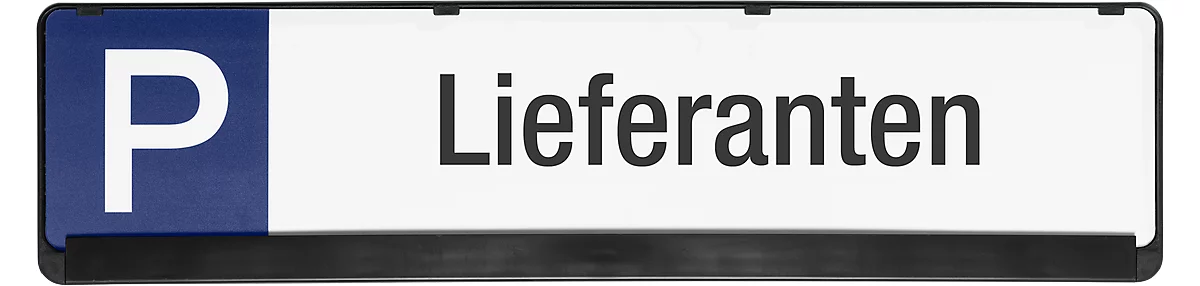 Señal de aparcamiento, "Lieferanten"