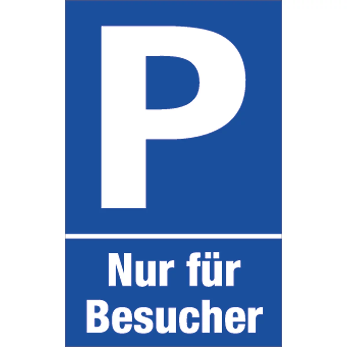 Señal de aparcamiento, "Nur für Besucher"