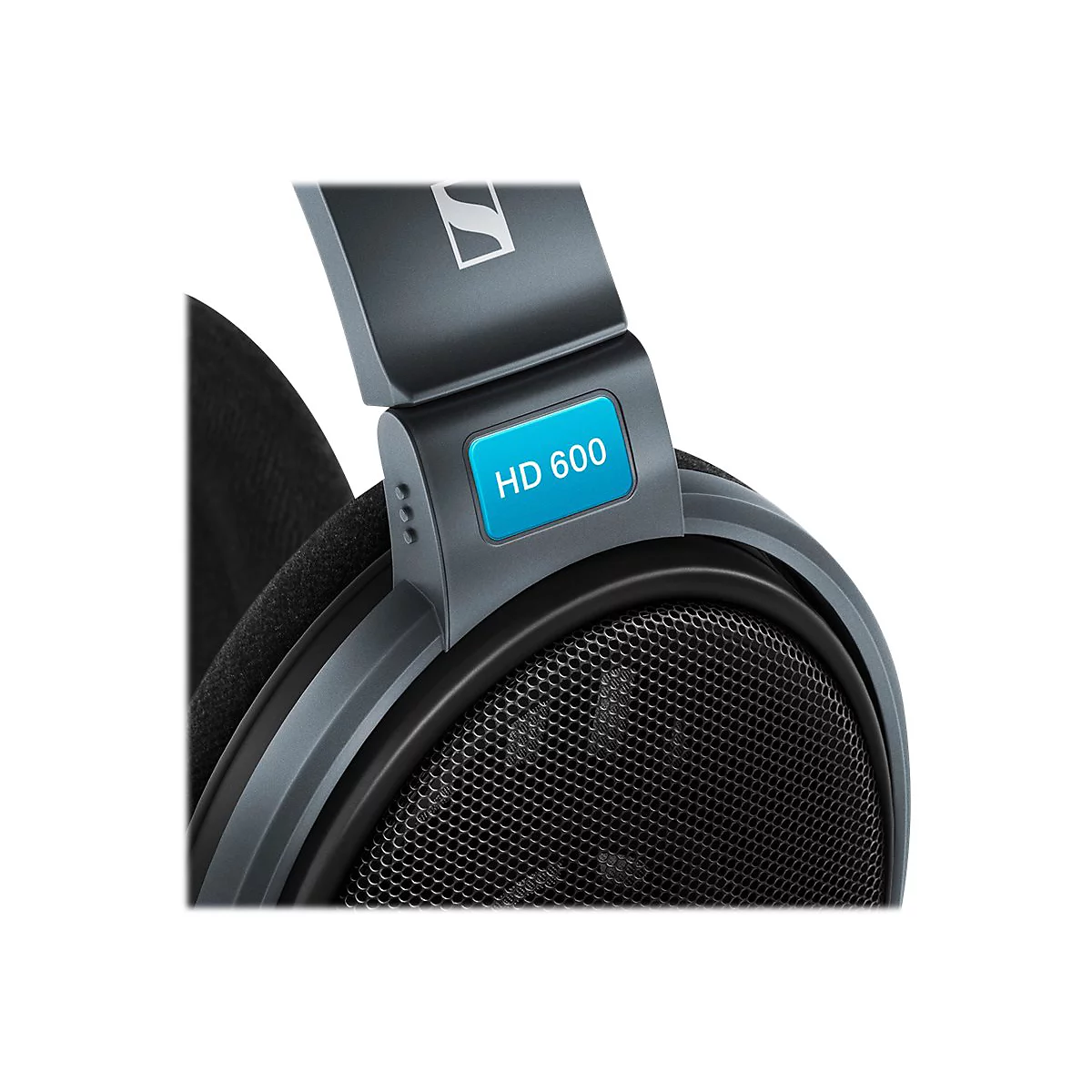 Sennheiser HD 600 - Kopfhörer - ohrumschließend - kabelgebunden - 3,5 mm Stecker - Stahlblau