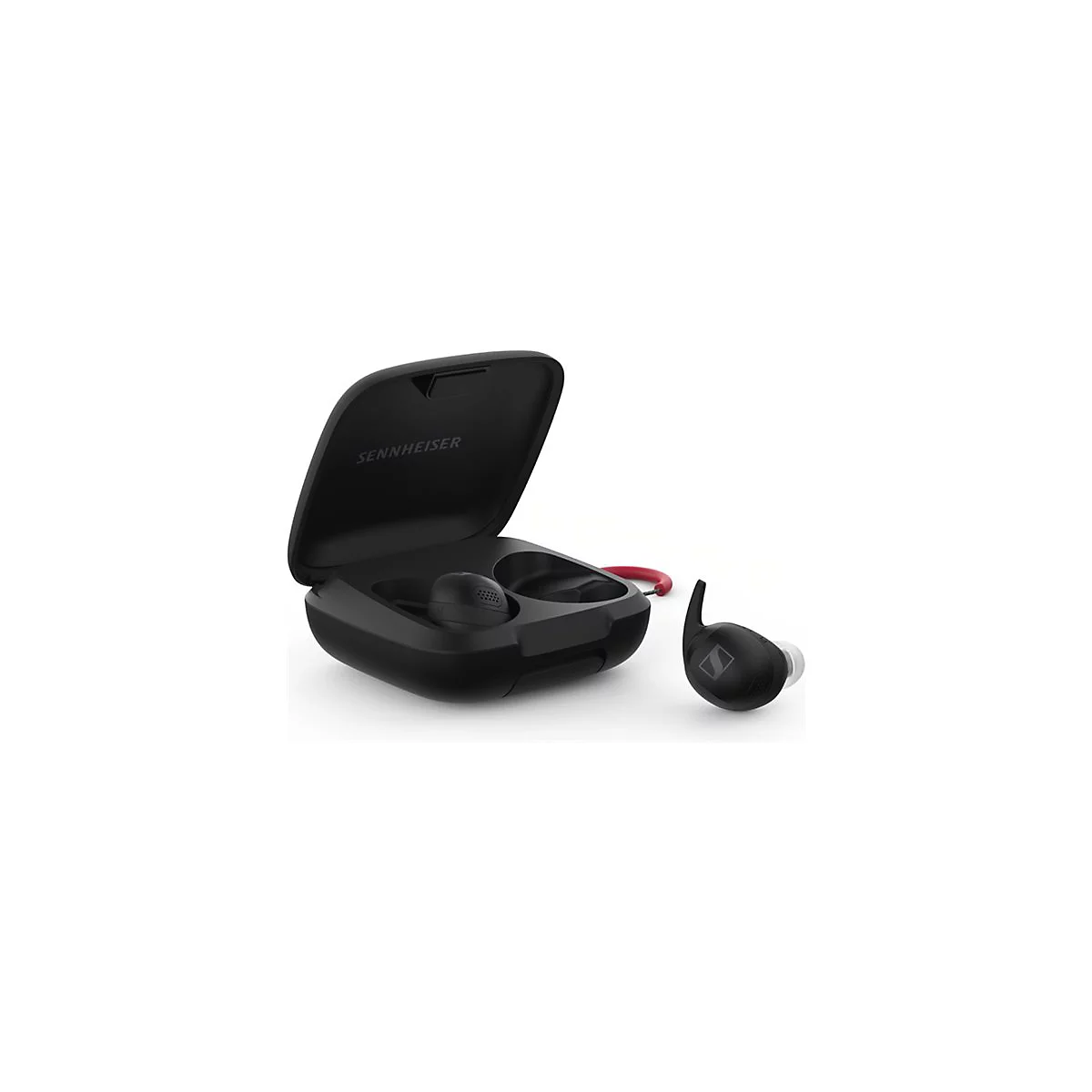 Sennheiser MOMENTUM Sport - True Wireless-Kopfhörer mit Mikrofon - im Ohr - Bluetooth - aktive Rauschunterdrückung - Schwarz
