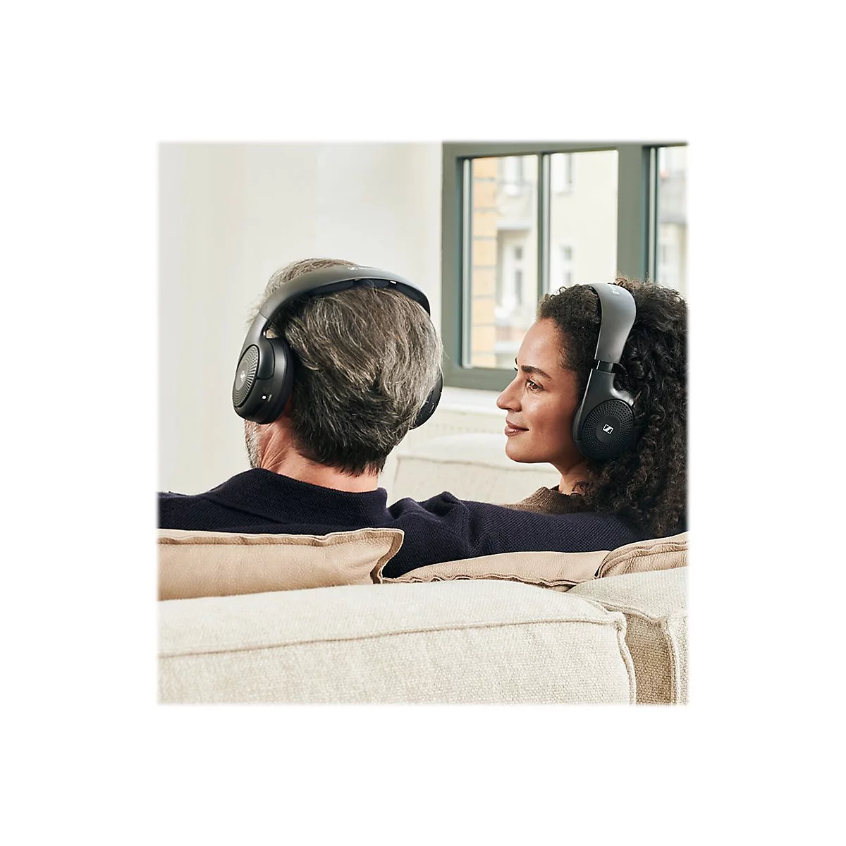 Sennheiser RS 120-W - Kopfhörer - On-Ear - Bluetooth - kabellos - Schwarz