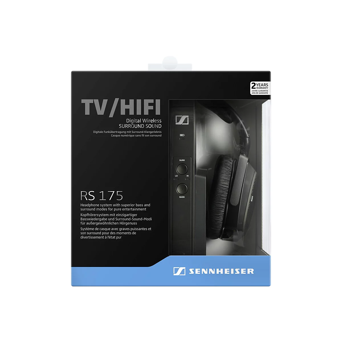 Sennheiser RS 175 - Kopfhörersystem - ohrumschließend - kabellos