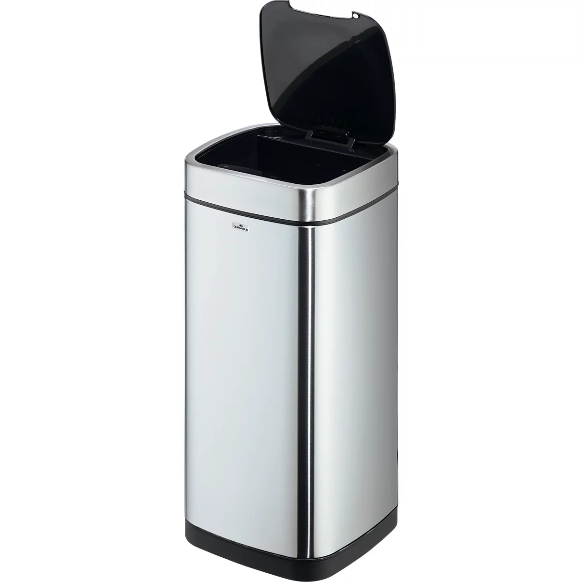 Sensor Abfalleimer Durable NO TOUCH, 35 l, für Innen, automatisches & manuelles Öffnen/Schliessen, abnehmbarer Deckel, Inneneimer, Edelstahl, silber