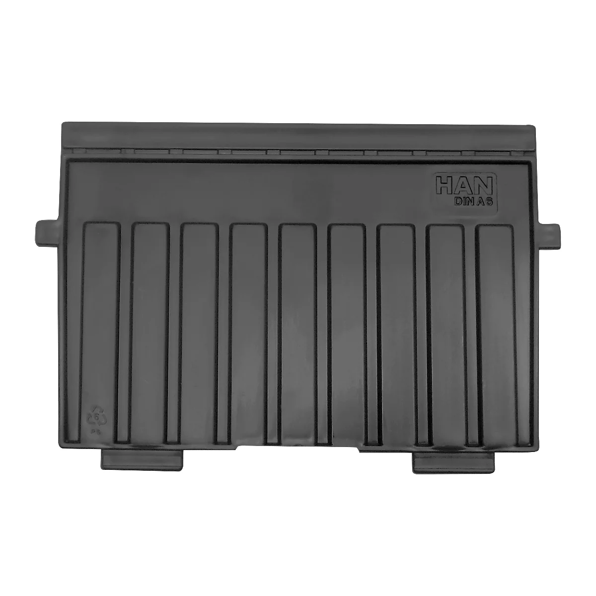 Séparateur pour boîtes à fiches HAN, format A6 paysage, 5 p., noir