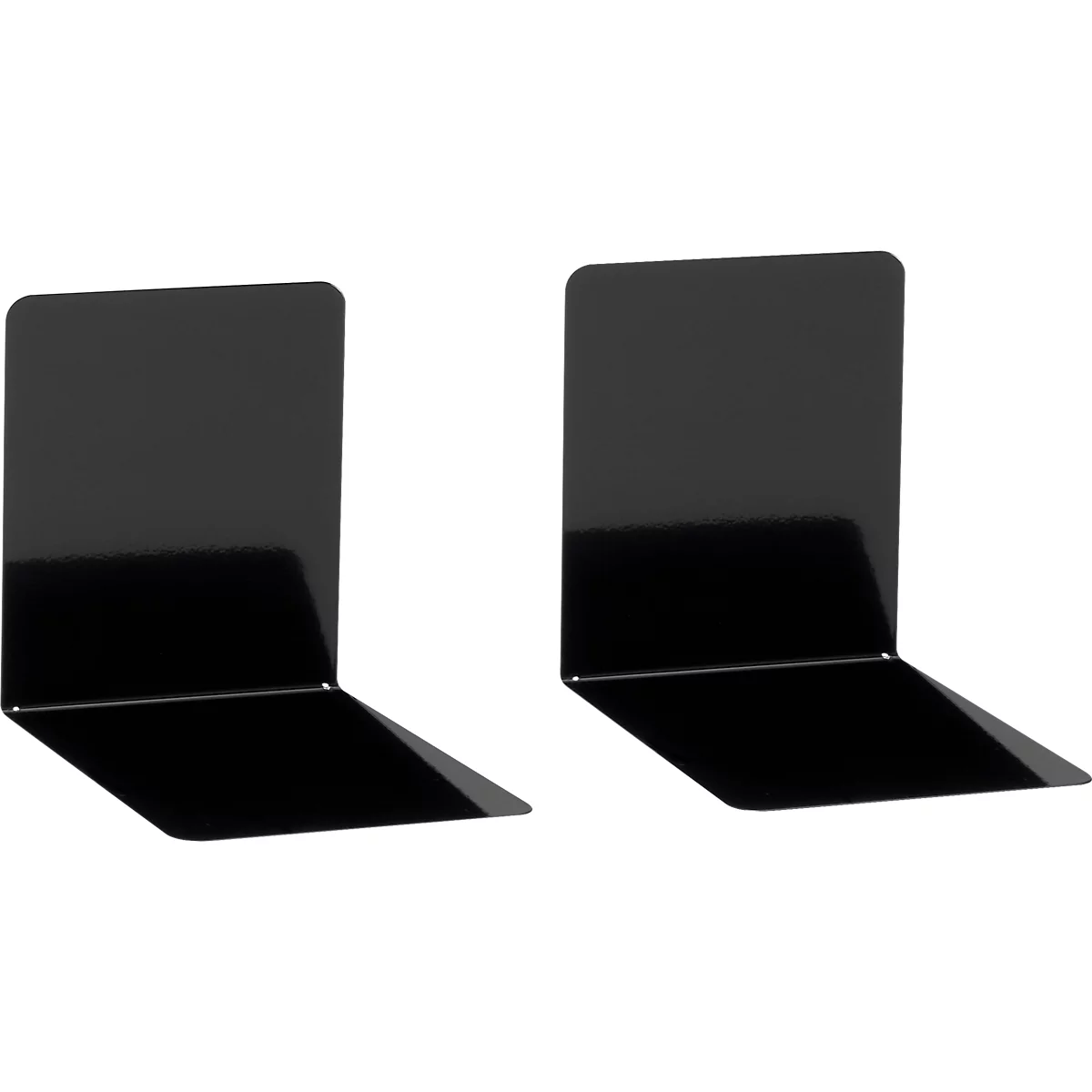 Serre-livres magnétiques MAUL, en métal. 120 x P 140 x H 140 mm, noir