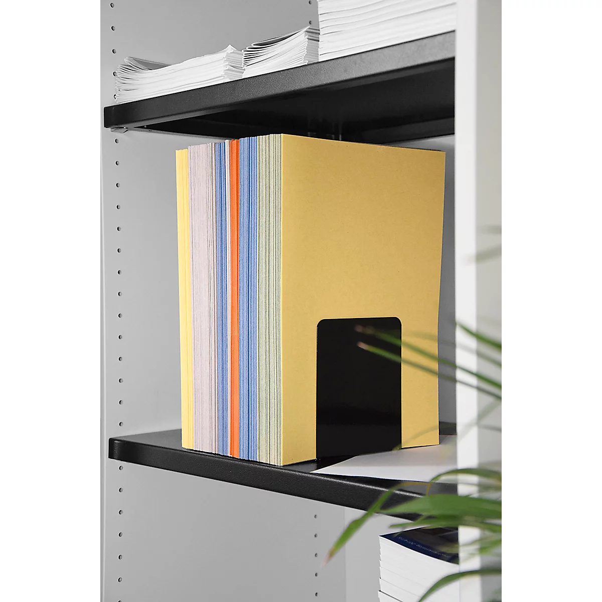 Serre-livres MAUL 2 p., magnétique, noir