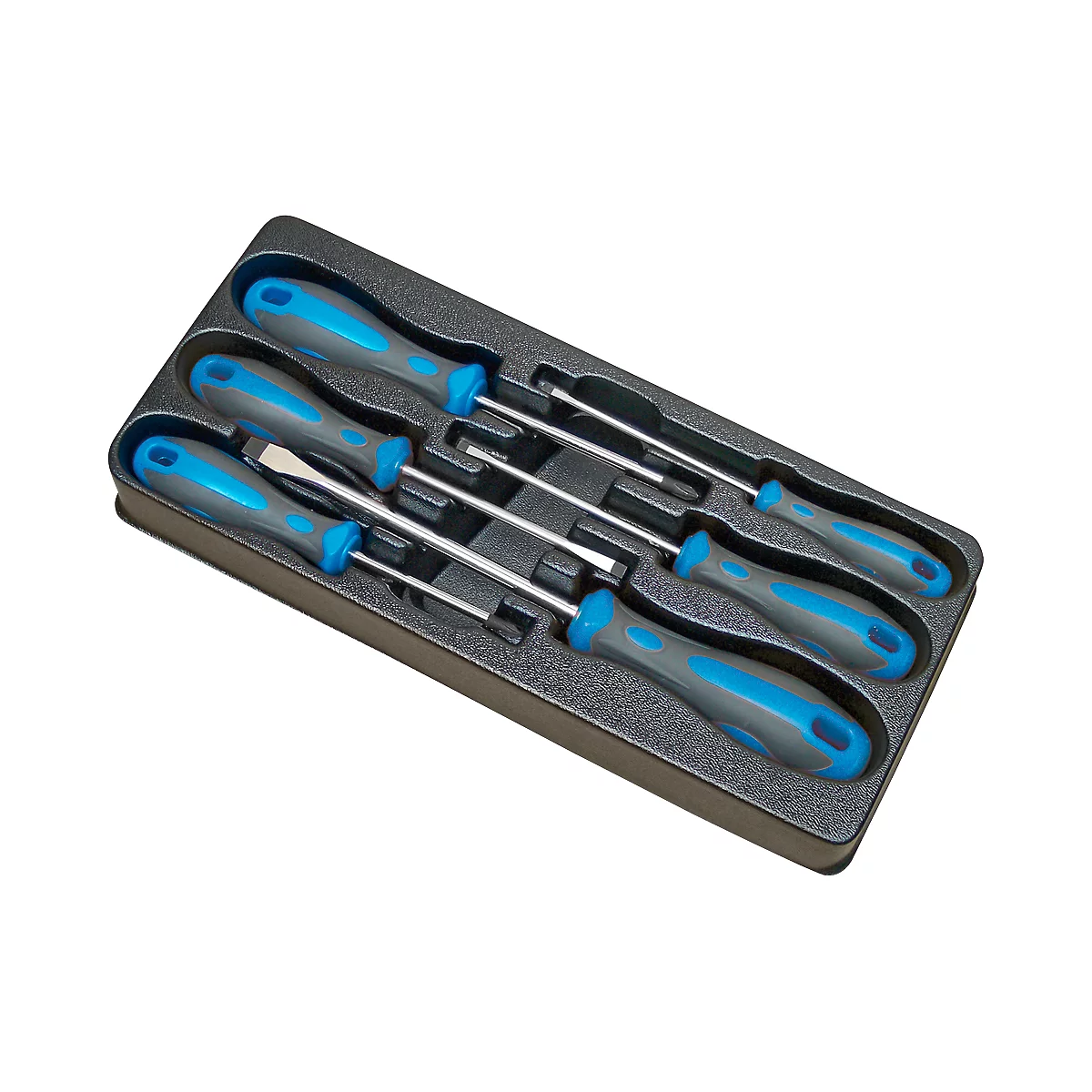 Servante d'atelier BASIC - avec jeu de 115 outils inclus - bleu