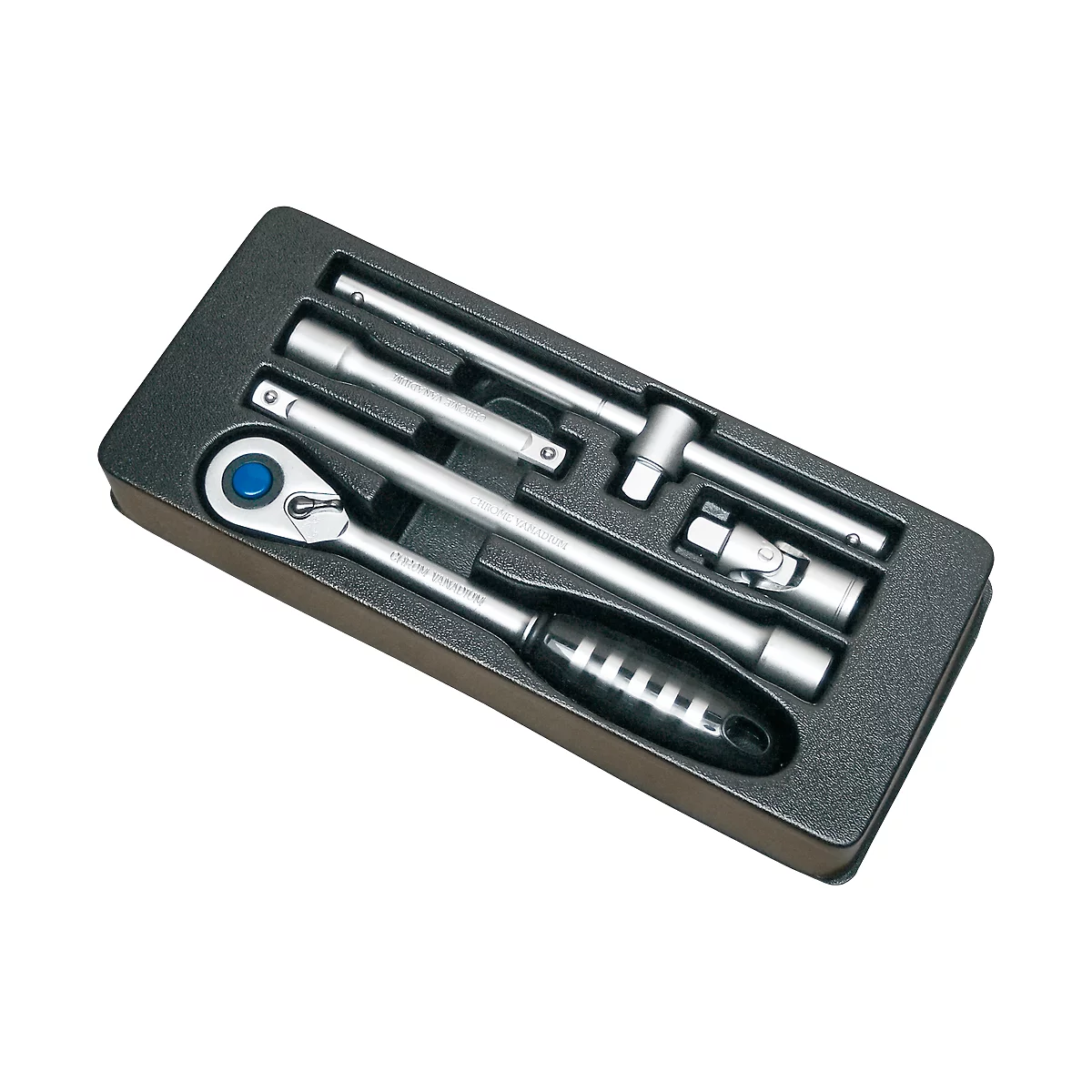 Servante d'atelier BASIC - avec jeu de 115 outils inclus - rouge