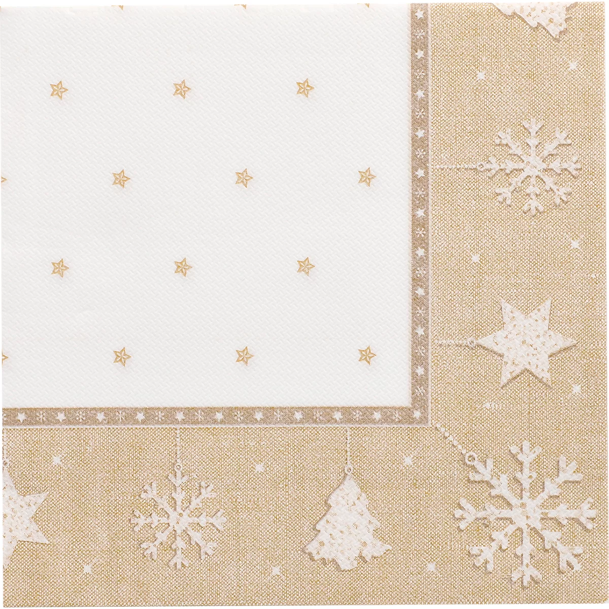 Servietten Papstar 'ROYAL Collection', 20 Stück, 1/4-Falz, 400 x 400 mm, gold