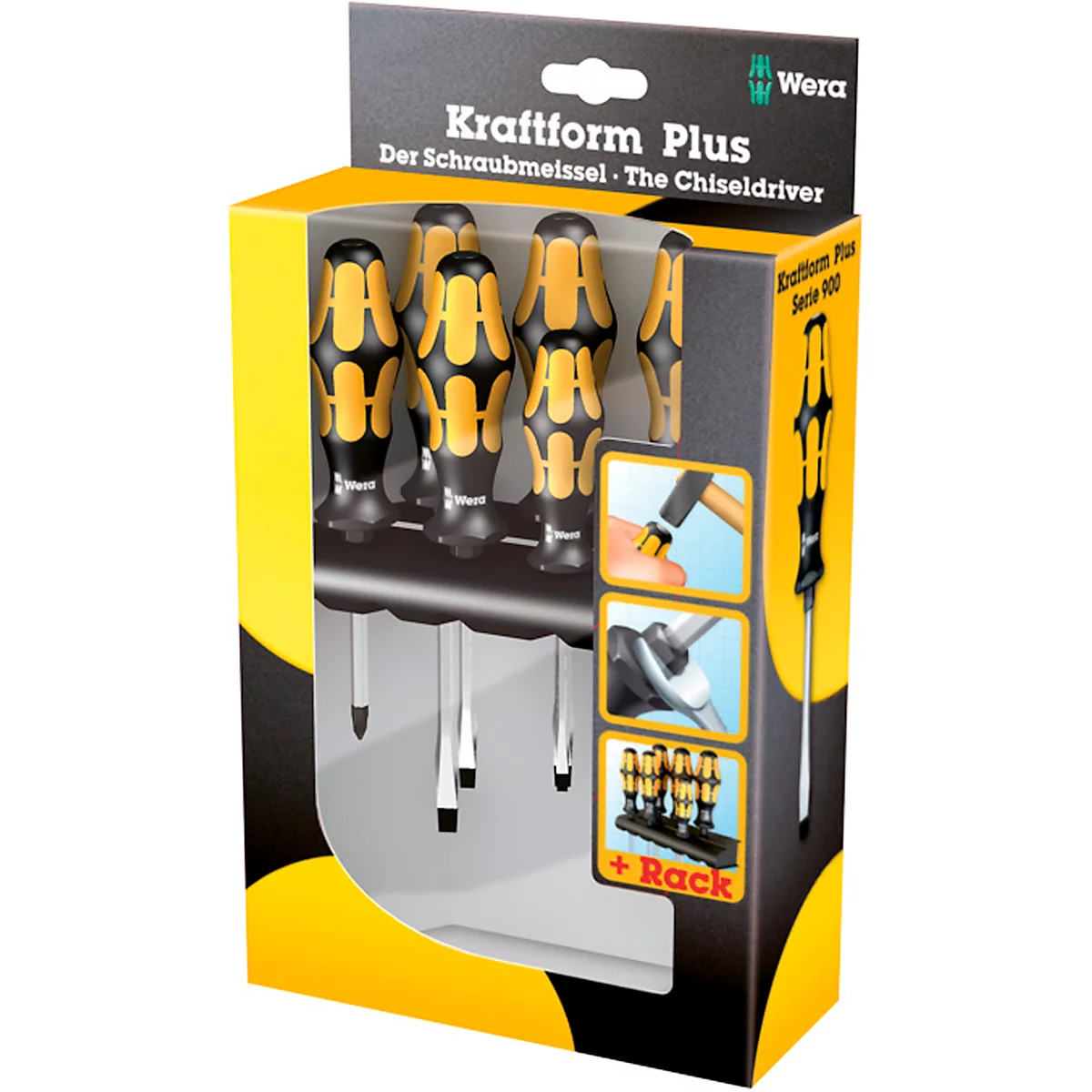 Set de 6 tournevis WERA série 900 en boîte