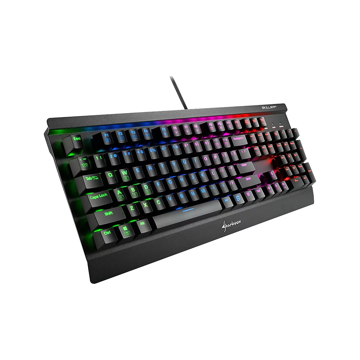 Sharkoon Skiller MECH SGK3 - Tastatur - Hintergrundbeleuchtung - USB - AZERTY - Französisch