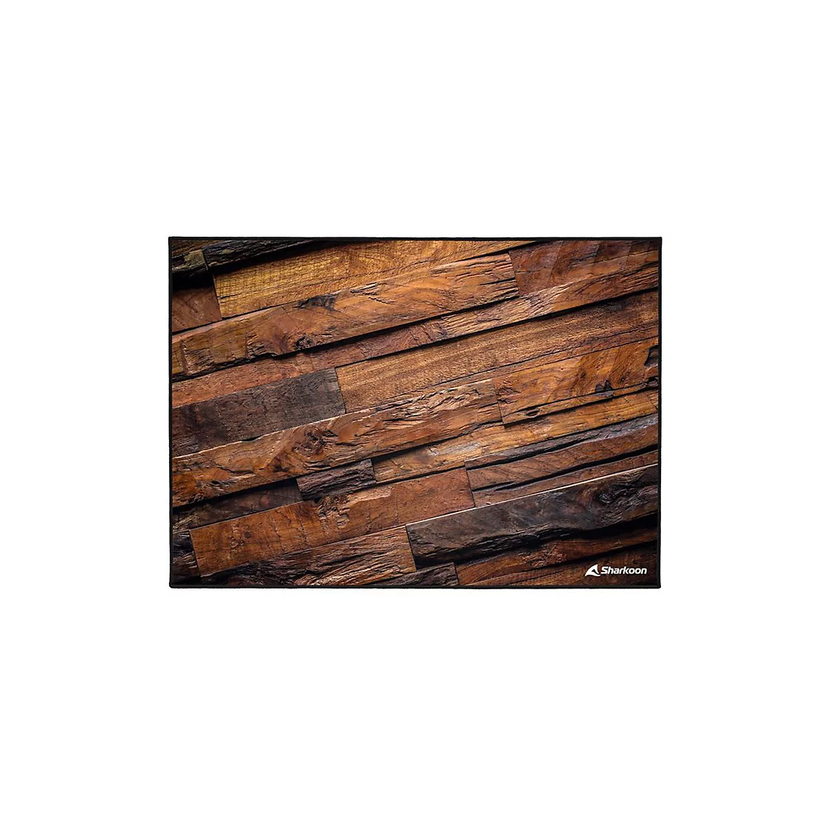 Sharkoon SKILLER SFM12 Wood - Schutzmatte für Gaming - rechteckig - 140 x 100 cm - braun