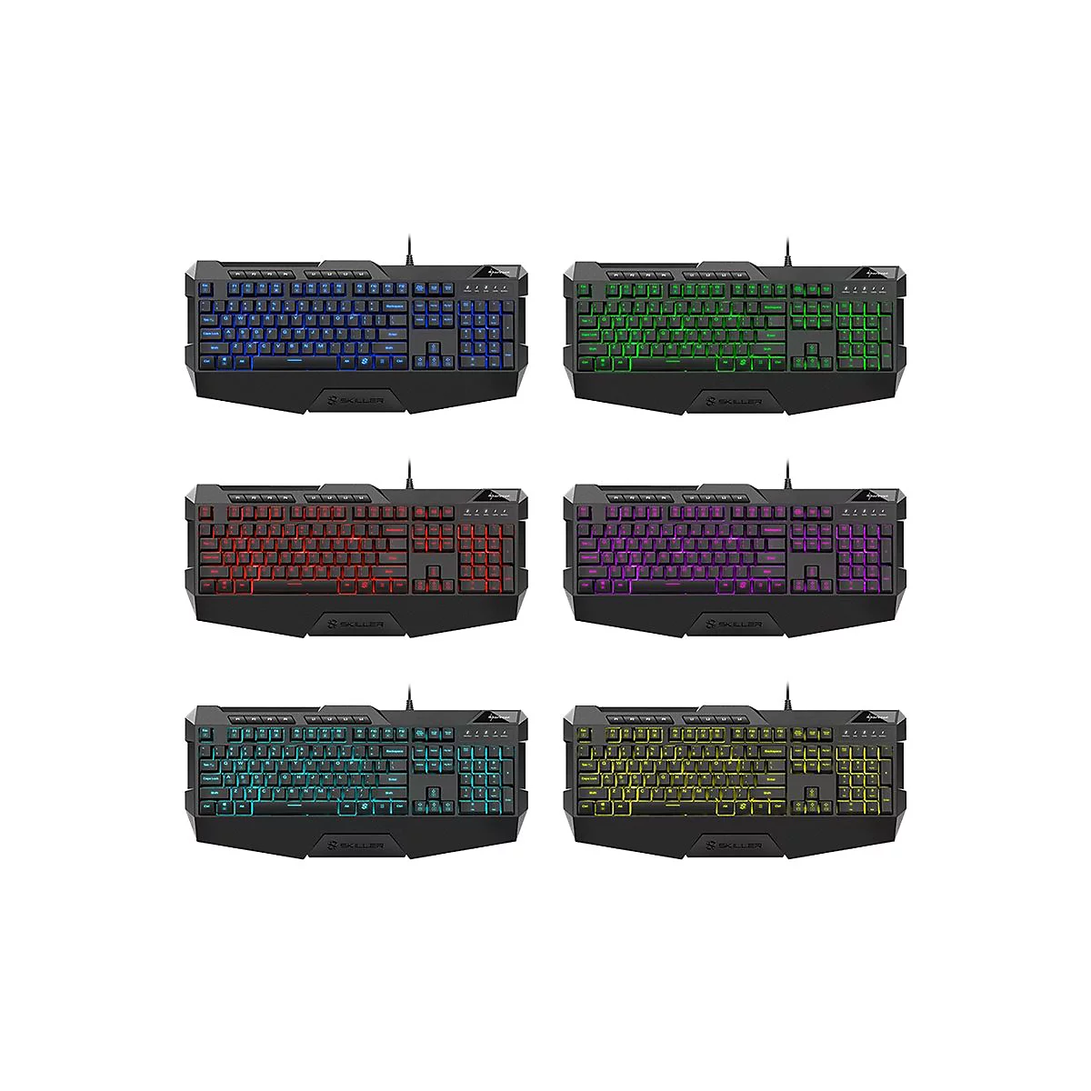 Sharkoon Skiller SGK4 - Tastatur - Hintergrundbeleuchtung - USB - Italienisch
