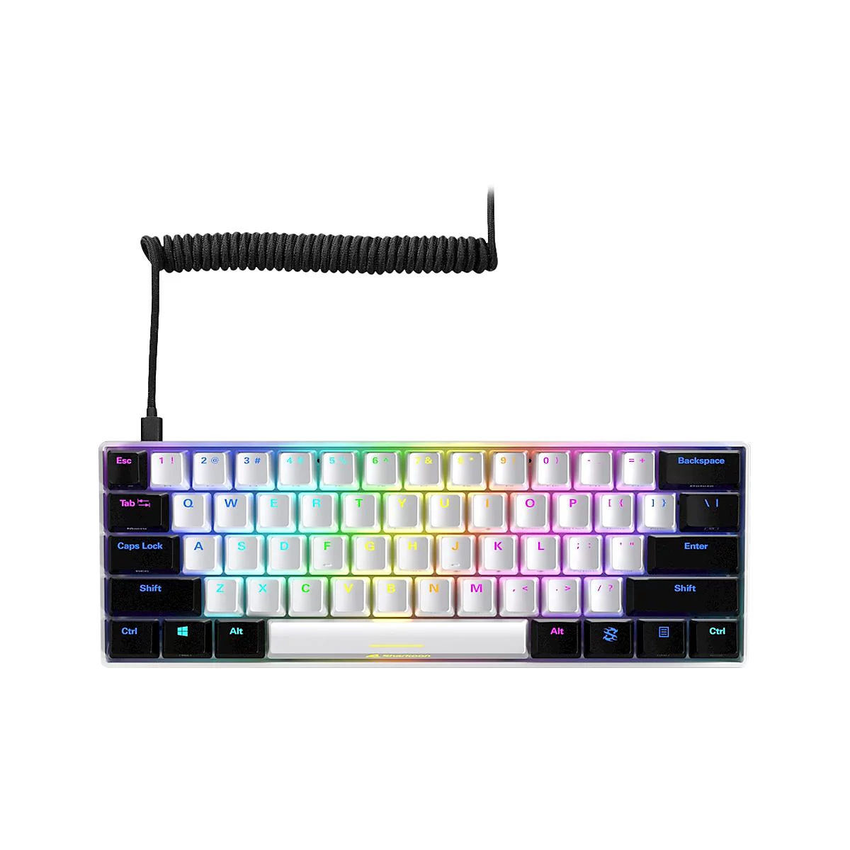 Sharkoon SKILLER SGK50 S4 - Tastatur - Hintergrundbeleuchtung - USB-C - Italienisch - Tastenschalter: Kailh Red
