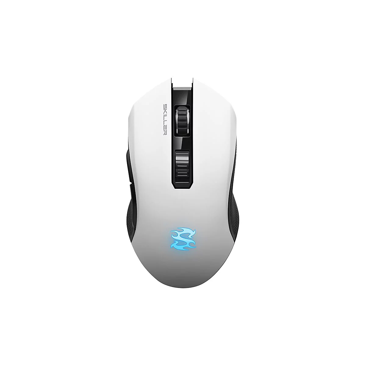 Sharkoon SKILLER SGM3 - Maus - USB, 2.4 GHz - weiß