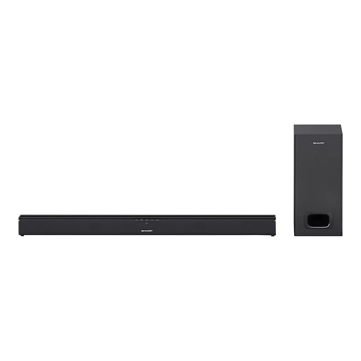 Sharp HT-SBW110 - Soundleistensystem - 2.1-Kanal - kabellos - Bluetooth - Schwarz