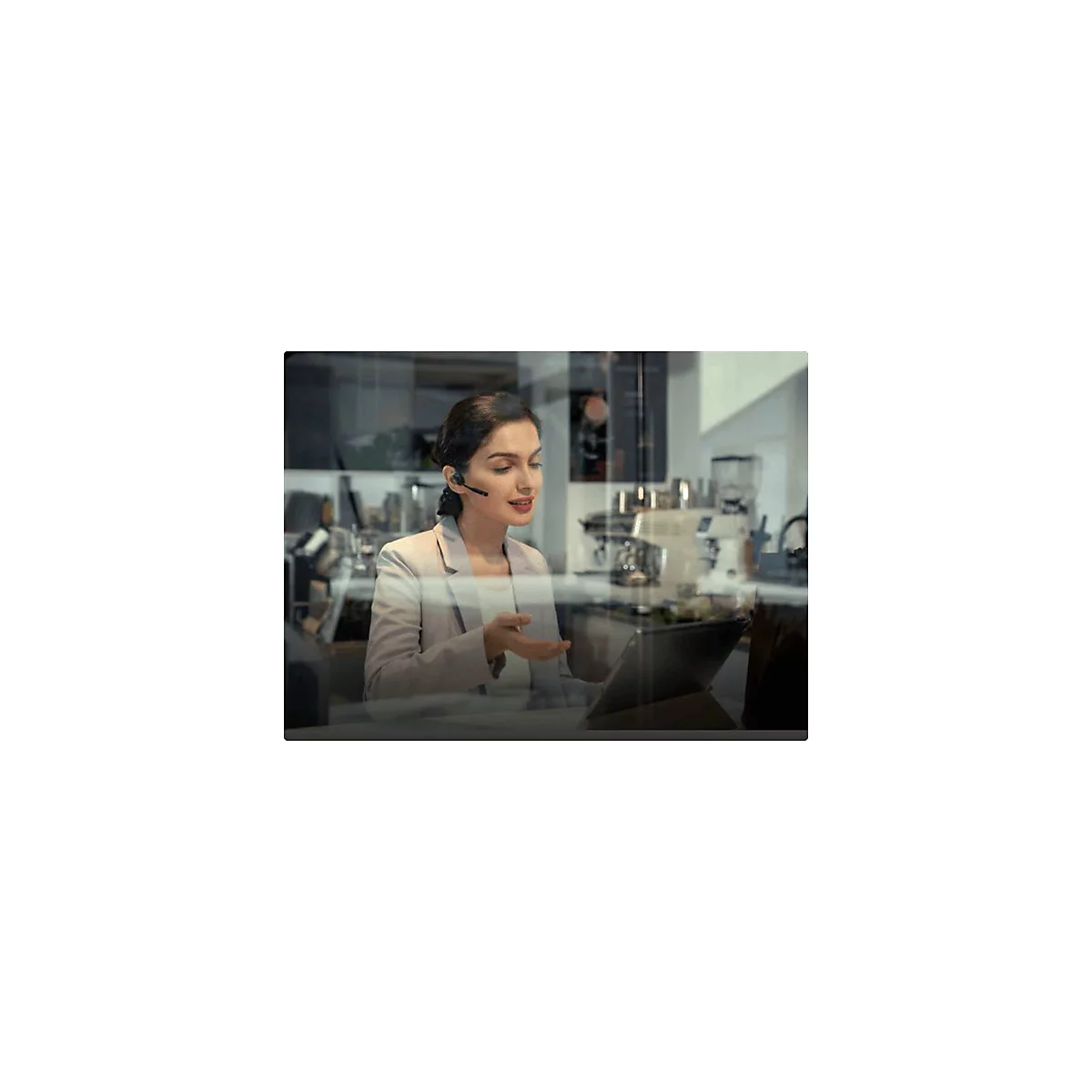 SHOKZ OpenComm2 - 2025 Upgrade - Headset - offenes Ohr - hinter dem Nacken angebracht - Bluetooth