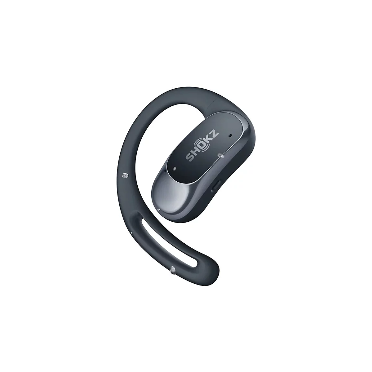 SHOKZ OpenFit Air - True Wireless-Kopfhörer mit Mikrofon - offenes Ohr - über dem Ohr angebracht - Bluetooth - Schwarz