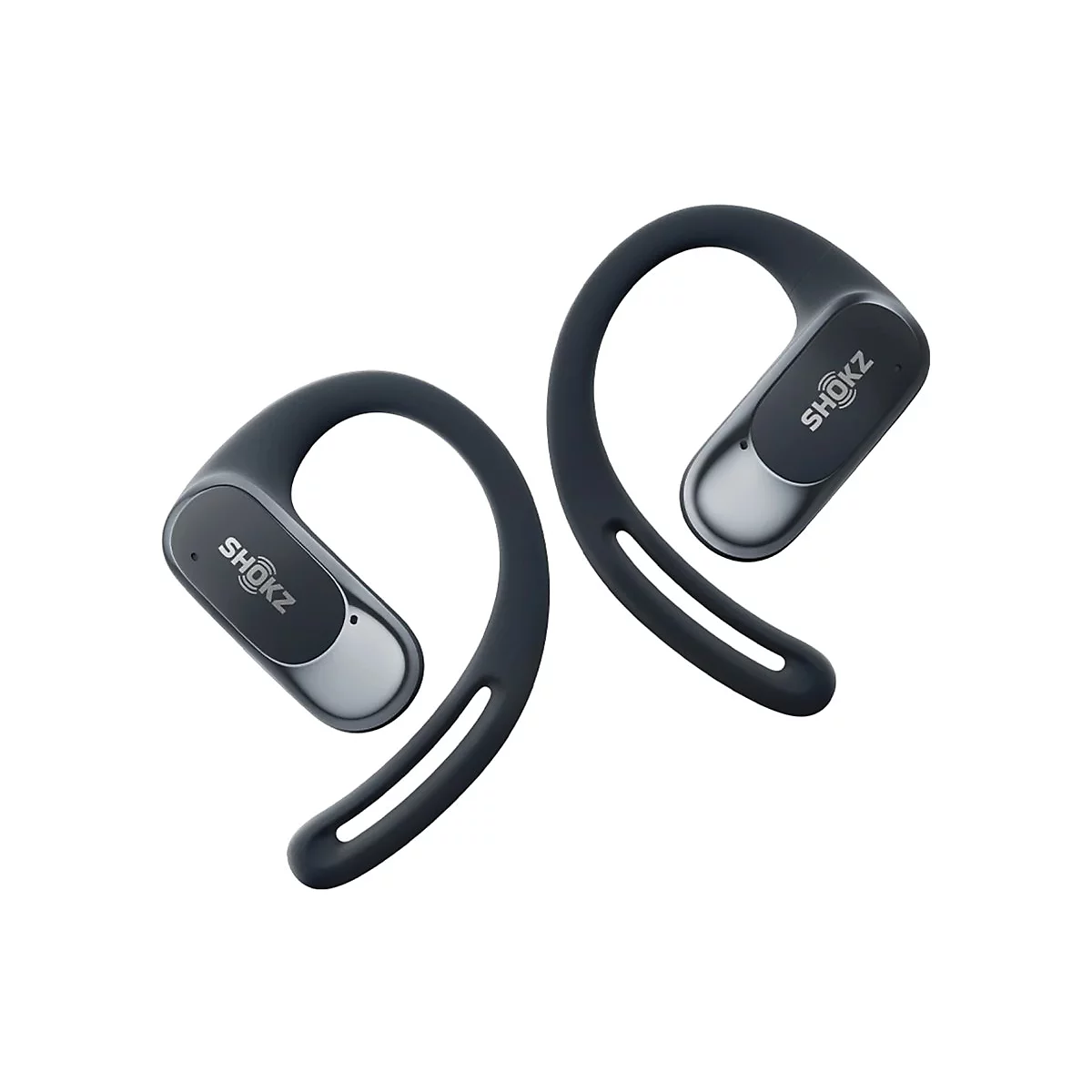 SHOKZ OpenFit Air - True Wireless-Kopfhörer mit Mikrofon - offenes Ohr - über dem Ohr angebracht - Bluetooth - Schwarz