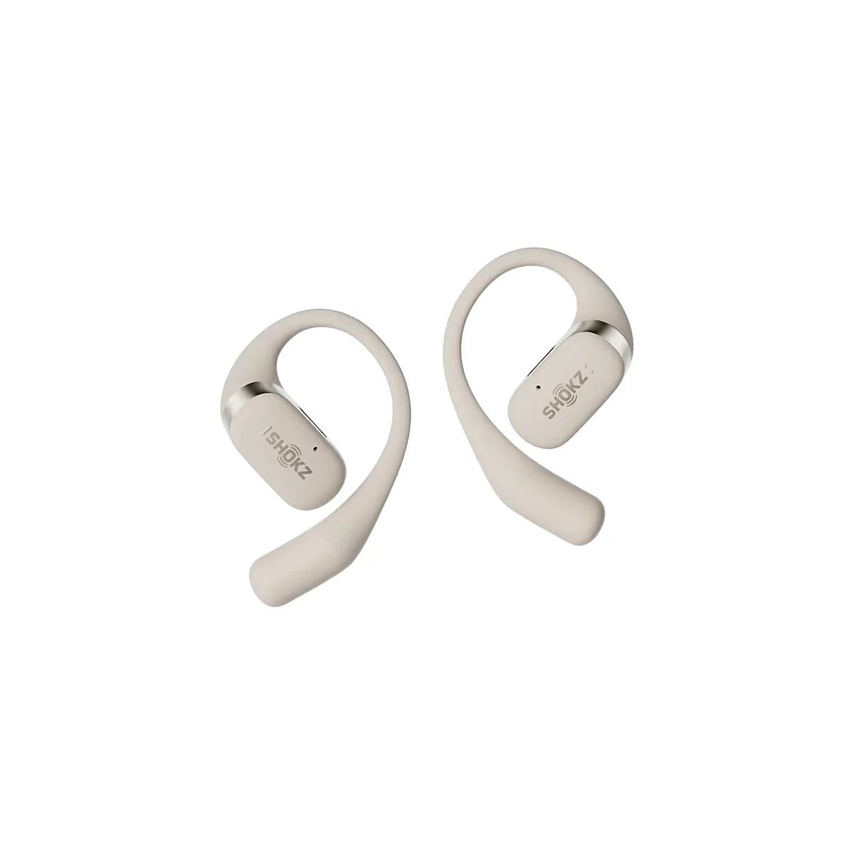 SHOKZ OpenFit - True Wireless-Kopfhörer mit Mikrofon - offenes Ohr - über dem Ohr angebracht - Bluetooth - beige