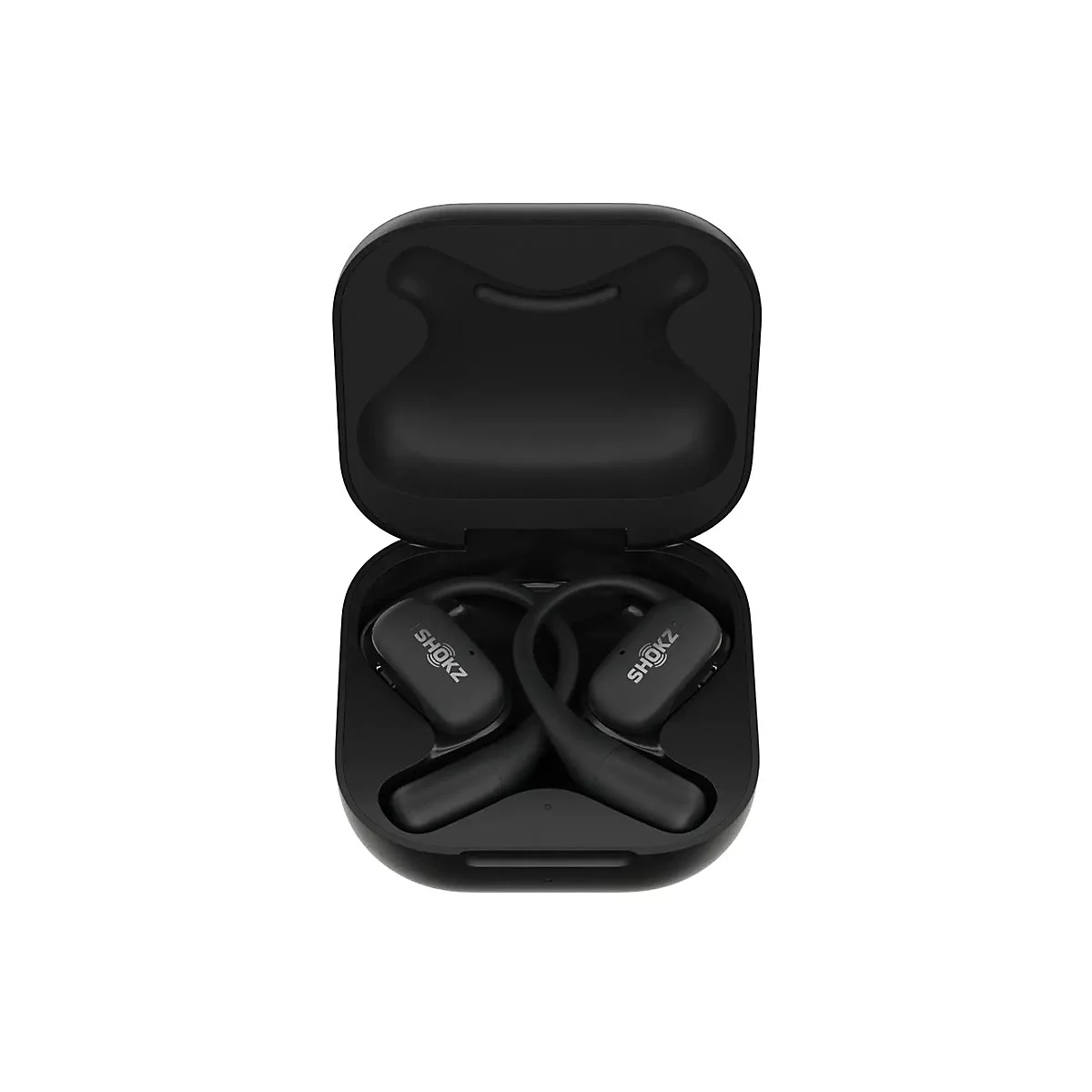 SHOKZ OpenFit - True Wireless-Kopfhörer mit Mikrofon - offenes Ohr - über dem Ohr angebracht - Bluetooth - Schwarz