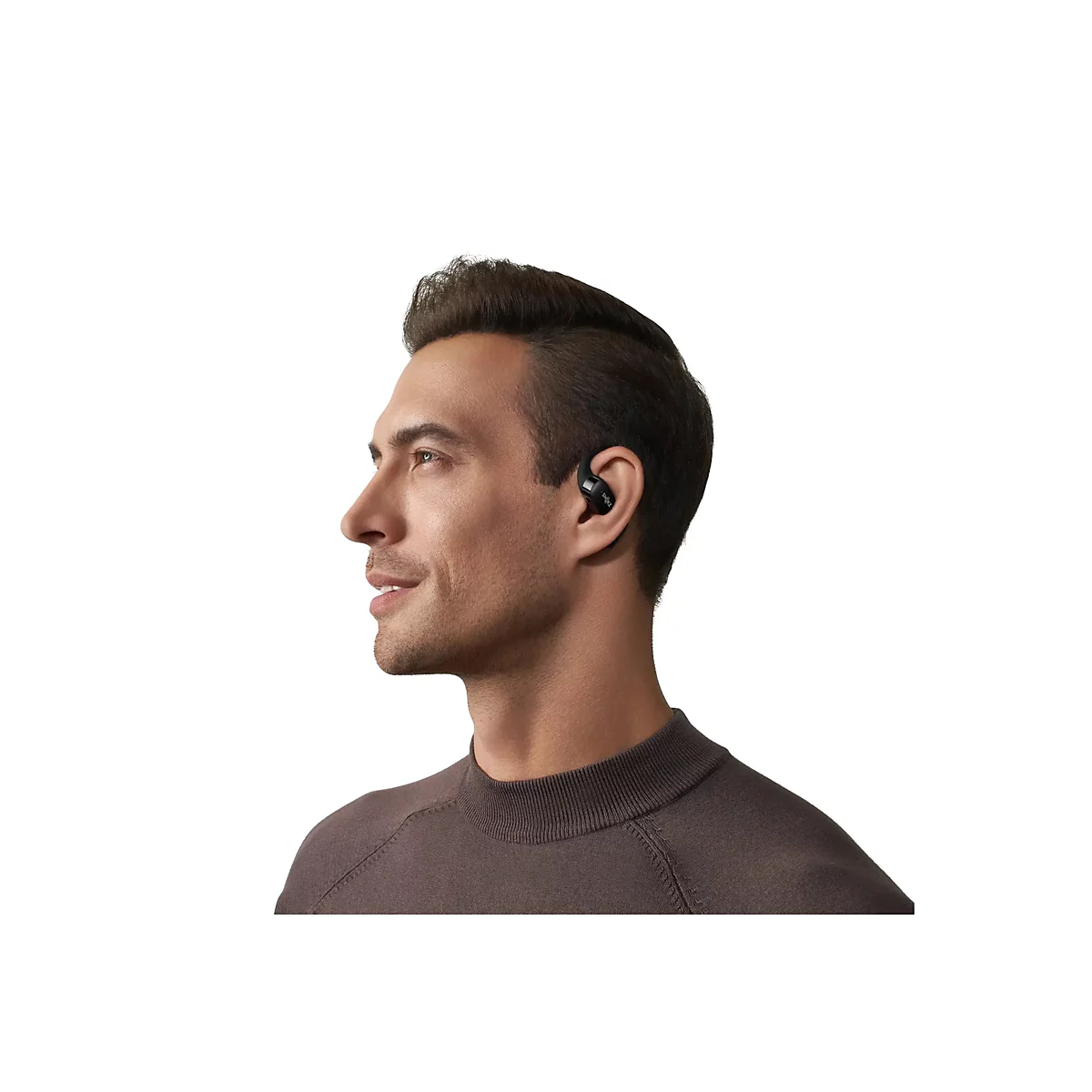SHOKZ OpenFit - True Wireless-Kopfhörer mit Mikrofon - offenes Ohr - über dem Ohr angebracht - Bluetooth - Schwarz