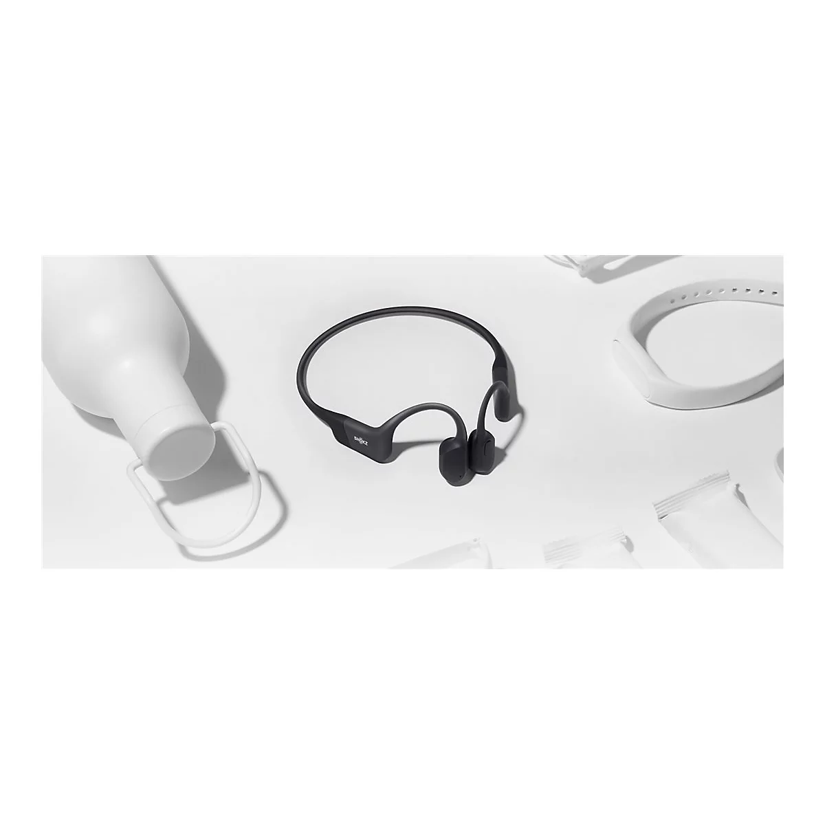 SHOKZ OpenRun - Kopfhörer mit Mikrofon - offenes Ohr - hinter dem Nacken angebracht - Bluetooth - kabellos