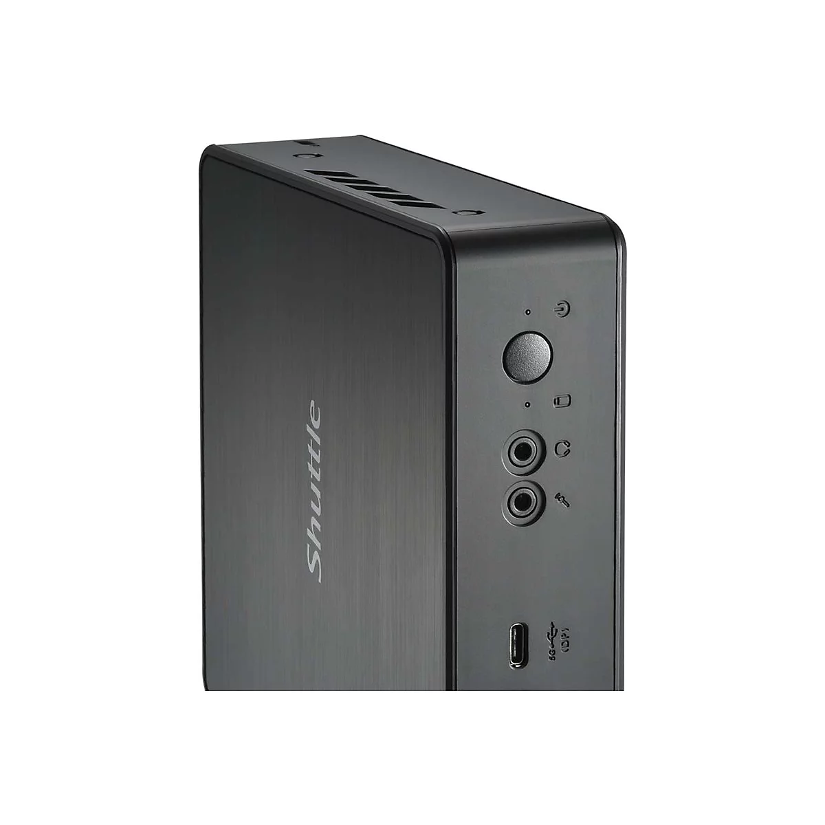 Shuttle XPC nano NC4010XA - Barebone - Mini-PC - 1 x Celeron 7305 / 1.1 GHz - RAM 4 GB - UHD Graphics 620