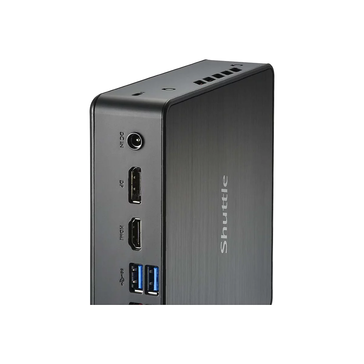 Shuttle XPC nano NC4010XA - Barebone - Mini-PC - 1 x Celeron 7305 / 1.1 GHz - RAM 4 GB - UHD Graphics 620