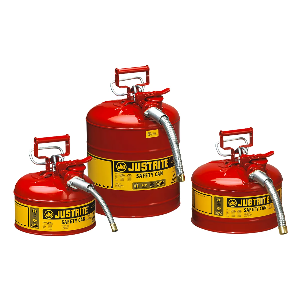 Sicherheitsbehälter Typ II aus Stahlblech, 4,0 l