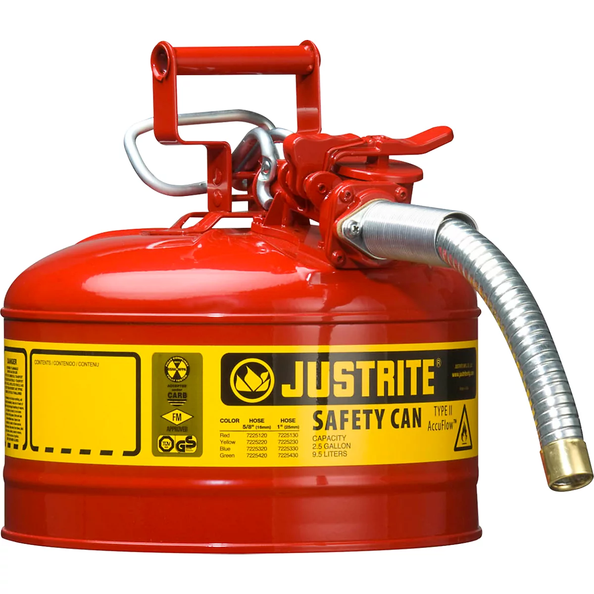 Sicherheitsbehälter Typ II aus Stahlblech, 9,5 l