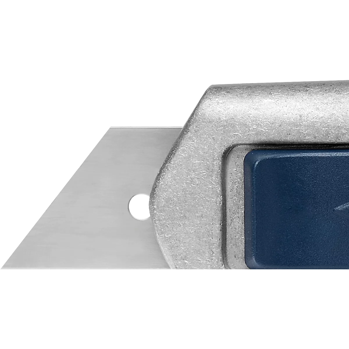 Sicherheitsmesser Martor Secunorm Profi25 MDP, werkzeugloser Klingenwechsel, metalldetektierbar, L 143 x B 17 x H 31 mm, Stahl/Aluminium/Kunststoff, blau