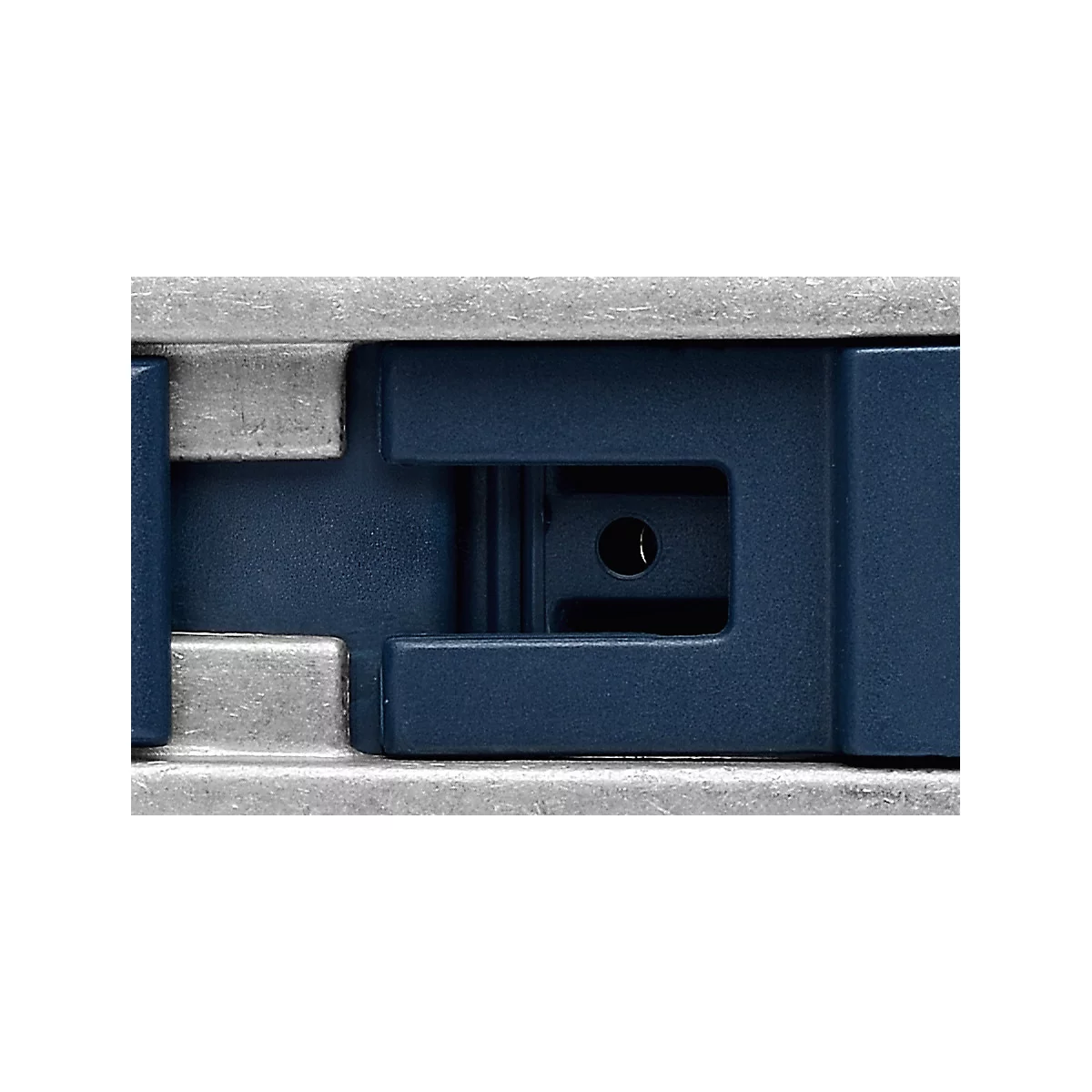 Sicherheitsmesser Martor Secunorm Profi25 MDP, werkzeugloser Klingenwechsel, metalldetektierbar, L 143 x B 17 x H 31 mm, Stahl/Aluminium/Kunststoff, blau