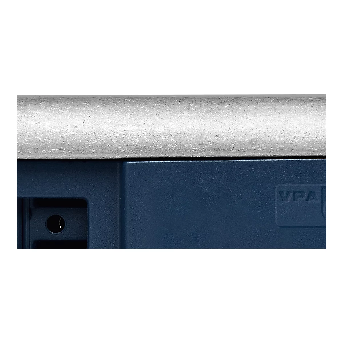 Sicherheitsmesser Martor Secunorm Profi25 MDP, werkzeugloser Klingenwechsel, metalldetektierbar, L 143 x B 17 x H 31 mm, Stahl/Aluminium/Kunststoff, blau