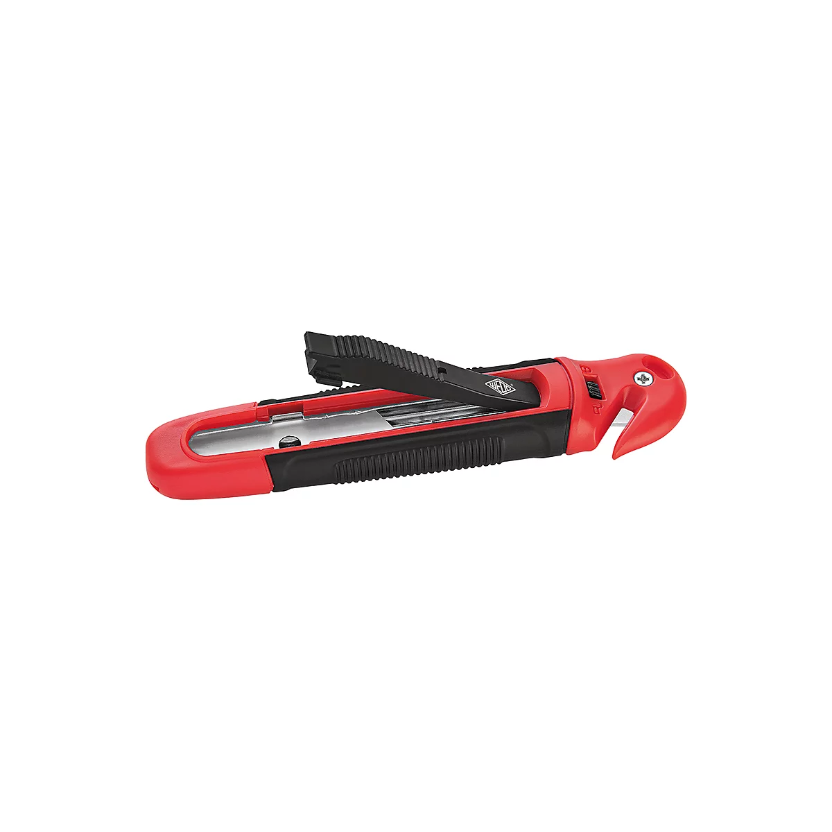Sicherheitsmesser Wedo® Safety Cutter STANDARD, automat. Klingenrückzug, Folienschneider, Klinge für Linkshänder umsteckbar