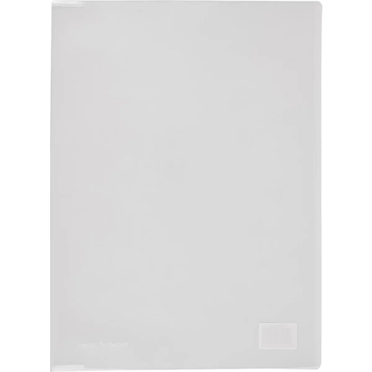 Sichthüllen FolderSys, A4, für bis zu 5 Blatt, 0,15 mm, mit Klemmfunktion, dokumentenecht, B 229,3 x H 310 mm, Polypropylen, transparent, 10 Stück