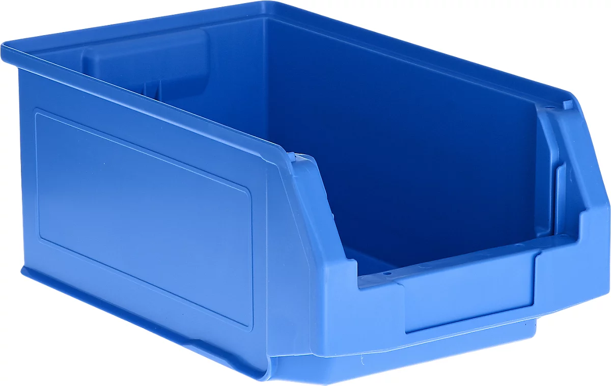 Sichtlagerkasten SSI Schäfer LF 321, Polypropylen, L 350 x B 220 x H 145 mm, 7,5 l, blau, 5 Stück