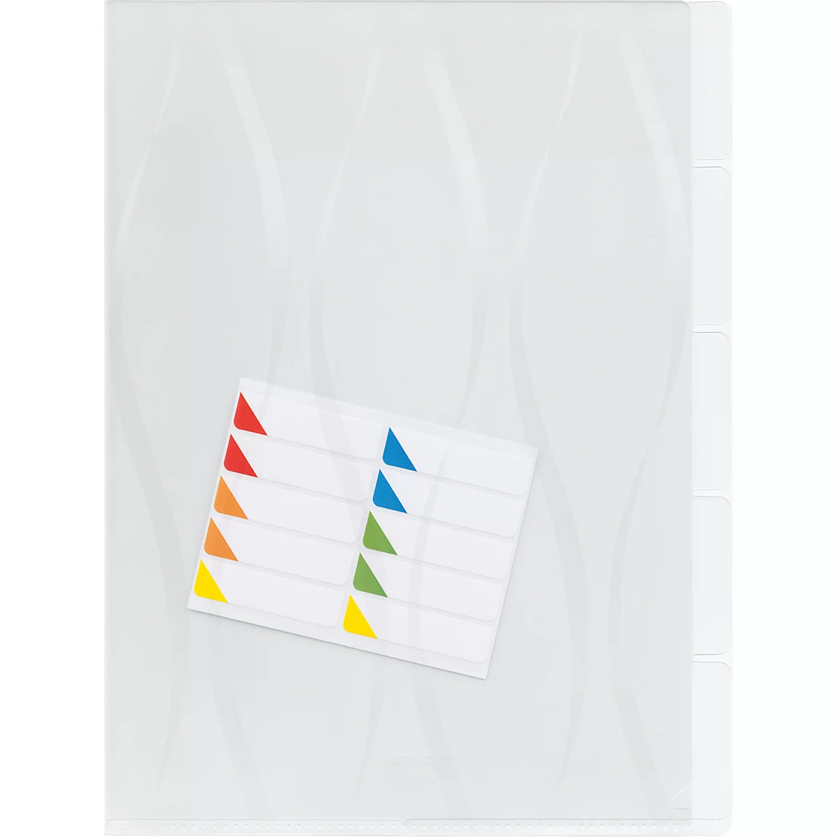 Sichtmappe Kolma Visa Dossier, 6 Tabs, A4, KolmaFlex, transparent