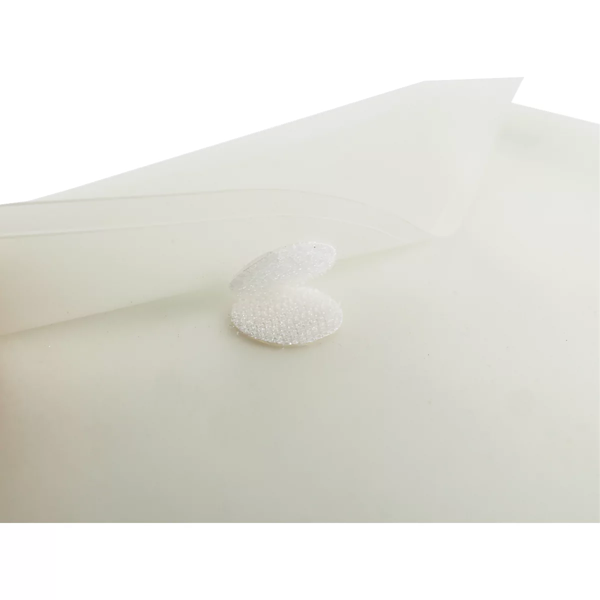 Sichttasche FolderSys FolderGreen®, A4 Hochformat, EURO-Lochung/umlaufende Dehnfalte/Abheftrand/Klappe/Klettverschluss, 100 % PCR-PP, transparent ,10 Stück
