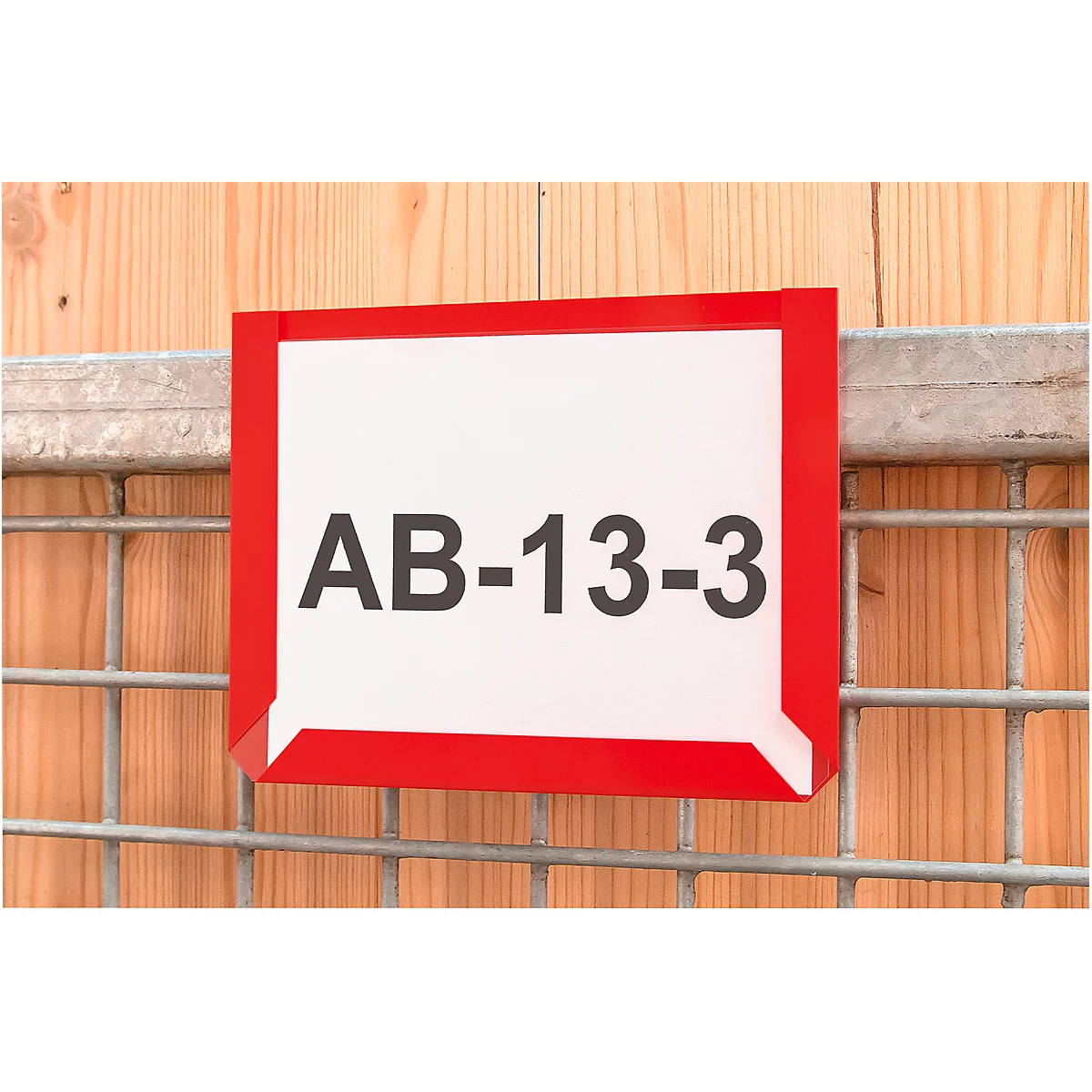 Sichttaschen, farbig, DIN A4 quer, rot, 10 Stück